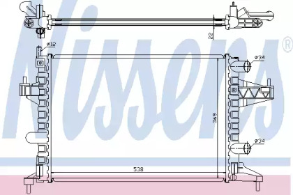 Теплообменник NISSENS 63007