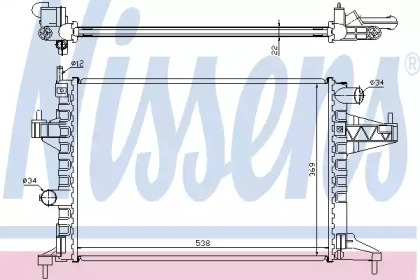 Теплообменник NISSENS 63008