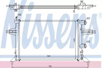 Теплообменник NISSENS 63016