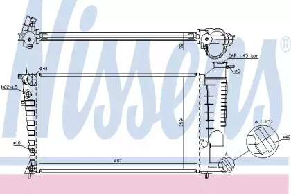 Теплообменник NISSENS 61316A