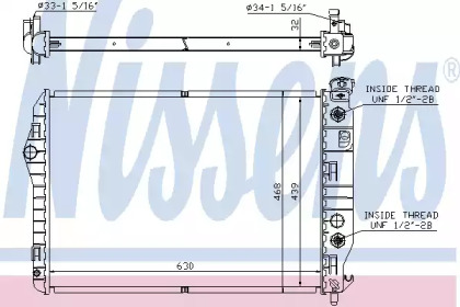 Теплообменник NISSENS 60922