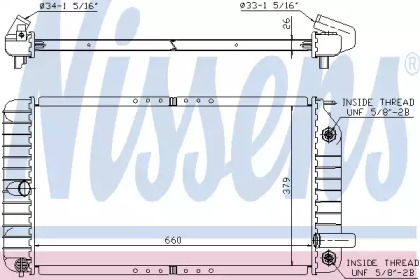 Теплообменник NISSENS 609191