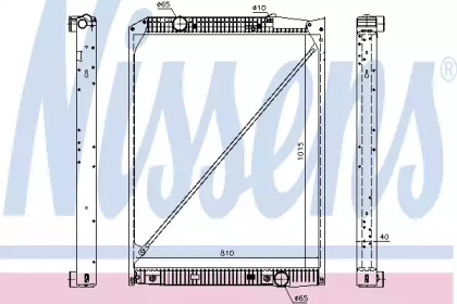 Теплообменник NISSENS 62791A