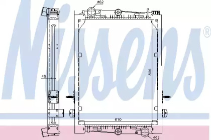 Теплообменник NISSENS 61440A