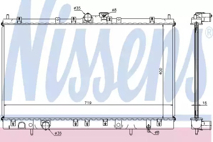 Теплообменник NISSENS 62804A