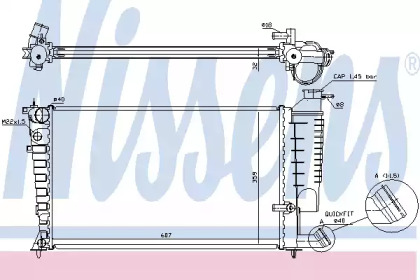 Теплообменник NISSENS 61252A