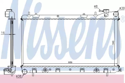 Теплообменник NISSENS 67705A