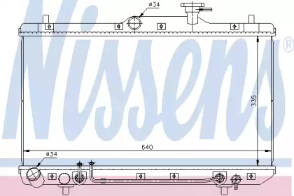 Теплообменник NISSENS 67023