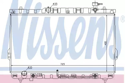 Теплообменник NISSENS 67030