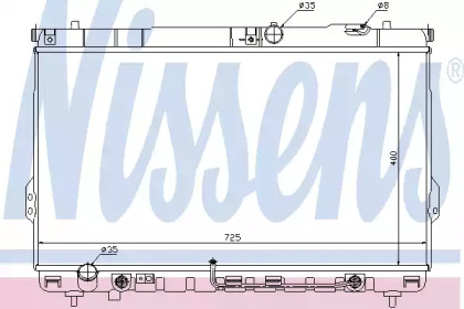 Теплообменник NISSENS 67036