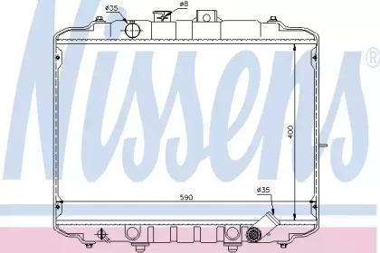 Теплообменник NISSENS 67034