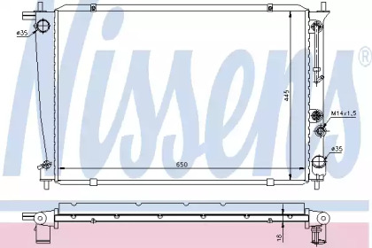 Теплообменник NISSENS 670381