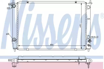 Теплообменник NISSENS 67041