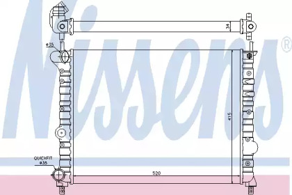 Теплообменник NISSENS 68800