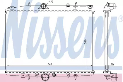 Теплообменник NISSENS 63705A