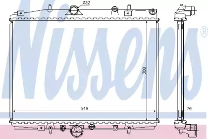 Теплообменник NISSENS 63704A