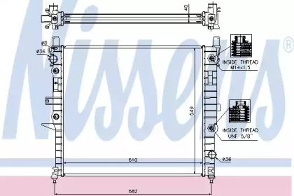 Теплообменник NISSENS 62788A