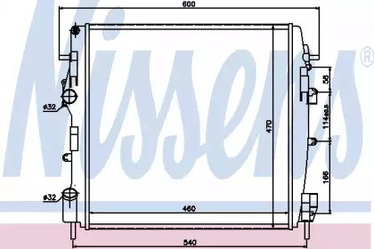 Теплообменник NISSENS 63762