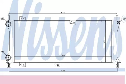 Теплообменник NISSENS 617731