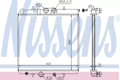 Теплообменник NISSENS 63691