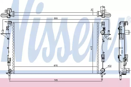 Теплообменник NISSENS 63813