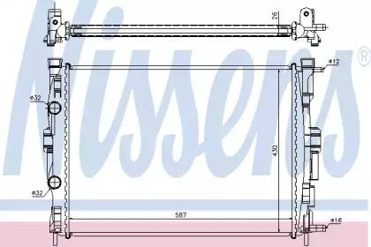 Теплообменник NISSENS 63765A