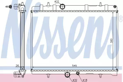 Теплообменник NISSENS 63689A