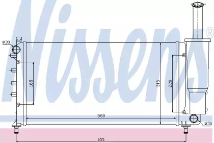 Теплообменник NISSENS 61886