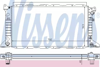 Теплообменник NISSENS 62048