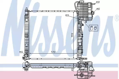 Теплообменник NISSENS 62559A