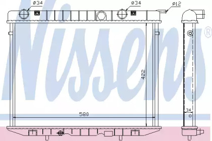 Теплообменник NISSENS 63056