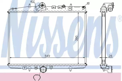 Теплообменник NISSENS 61294A