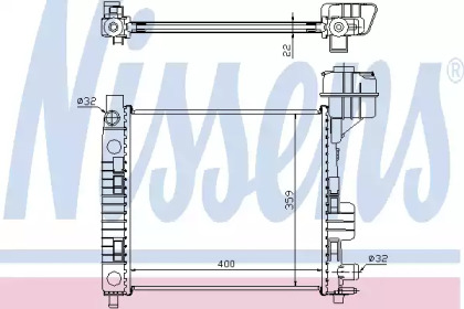 Теплообменник NISSENS 62663