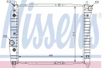 Теплообменник NISSENS 61635