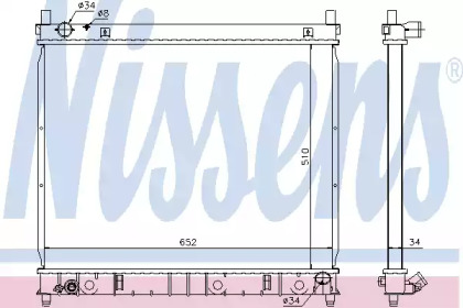 Теплообменник NISSENS 61642