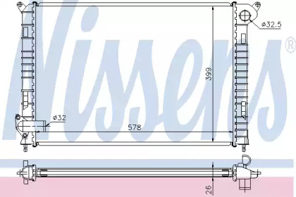 Теплообменник NISSENS 69700A