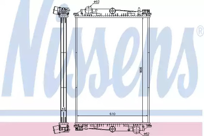 Теплообменник NISSENS 614270