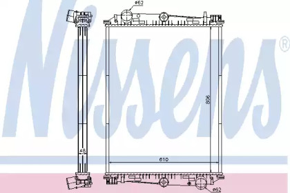 Теплообменник NISSENS 614400