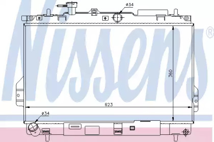 Теплообменник NISSENS 67481