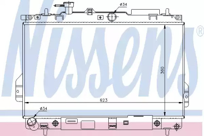 Теплообменник NISSENS 67480