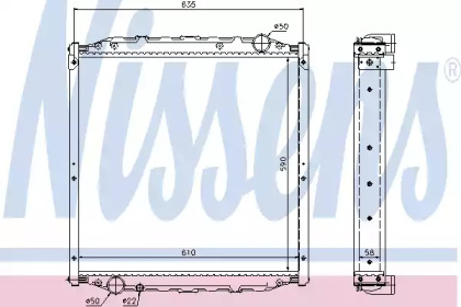 Теплообменник NISSENS 62877A