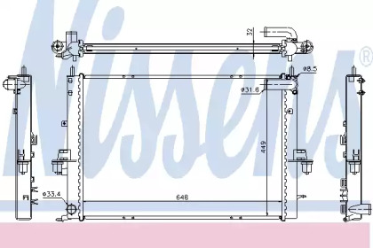 Теплообменник NISSENS 64308A