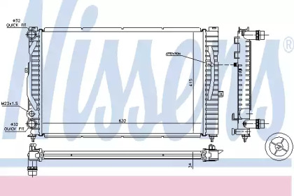 Теплообменник NISSENS 60299