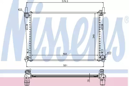 Теплообменник NISSENS 62028A