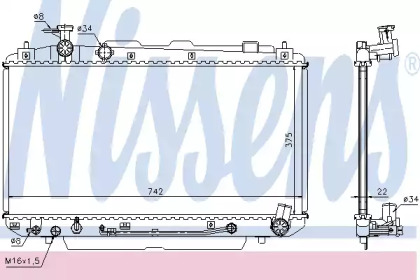 Теплообменник NISSENS 64644A