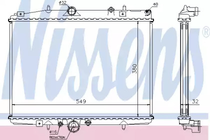 Теплообменник NISSENS 61292A