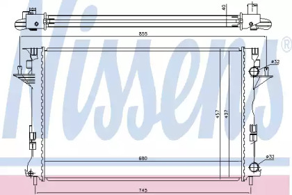 Теплообменник NISSENS 63771