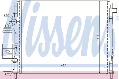 Теплообменник NISSENS 63773