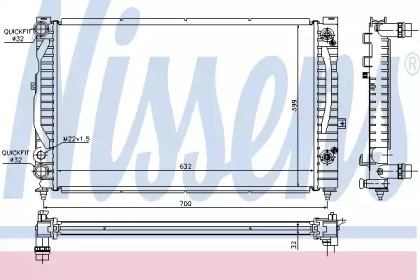 Теплообменник NISSENS 60229