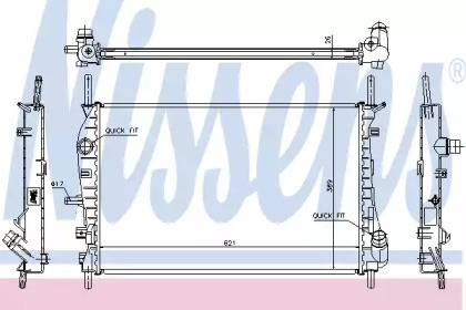 Теплообменник NISSENS 62023A